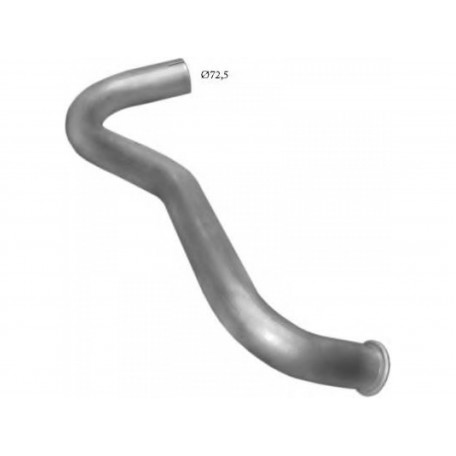 Труба глушителя Mersedes 6-9/LK/10-16T din 52708 (69.00) Polmostrow Алюм.