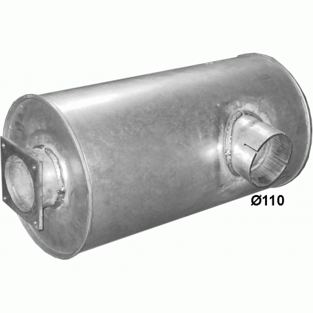 Глушитель МАН/Man BUS UEL 242/UEL 272/UEL 292/P599/SL 202/SG 292 din 49363 (Размеры: 246mm x 297mm; L = 580mm) (68.47) Polmosotrow алюминизированный