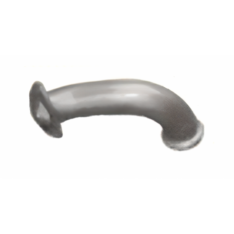 Труба глушителя Мерседес (Mercedes 1222LS) din 51299 00- (69.07) Polmostrow Алюм.