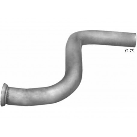 Труба глушителя Mersedes 814/1317/811 din 53161 00- (69.50) Polmostrow Алюм.