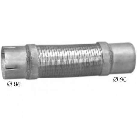 Гофра (з'єднувач) Mersedes 814/6-9/LK/10-16T/817 din 51290 83- (69.11) Polmostrow Алюм.