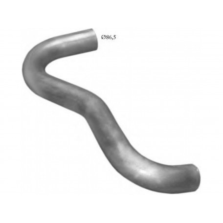 Труба глушителя Mercedes LK din 52709 (69.01) Polmostrow Алюм.