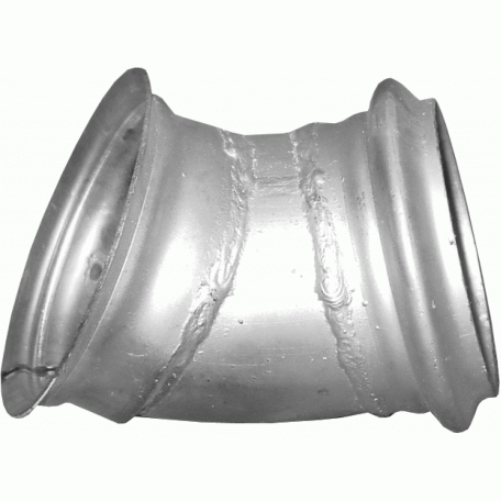 Труба средняя глушителя VOLVO din 81252 (75.33) Polmostrow Алюм.