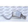 Глушитель задний Ауди А4 (Audi A4) 1.9 2.0 D 04-08 (01.27) Polmostrow алюминизированный