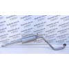 Резонатор Хюндай Гетс (Hyundai Getz) 1.1i/1.3i 12V 02-06 (10.70) Polmostrow алюмінізірованний