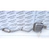 Глушник Мерседес C180/200/230 - CL203 (Mercedes C180/200/230 - CL203) 1.8/2.0 02-08 (13.85) Polmostrow алюмінізований