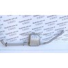 Резонатор Опель Омега Б (Opel Omega B) 2.5 V6/3.0i 24V kombi KAT лівий 94- (17.236) Polmostrow алюмінізірованний