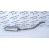 Резонатор Опель Кадет Е (Opel Kadett E) 84-86 1.2S/1.3N/1.3S (17.24) Polmostrow алюмінізірованний