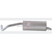 Глушник Шкода Фабиа (Skoda Fabia)/ Сеат Ибица (Seat Ibiza) /Фольксваген Поло (Volkswagen Polo) 1.2 / 1.6 TDi 07 - (233-347) Bosal 24.49 алюмінізований
