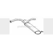 Глушитель Ситроен С1 (Citroen C1) 1.4 HDI / Toyota Aygo (Toyota Aygo) 1.4TD / Пежо 107 (Peugeot 107) 1.4 HDI 2005-2010, (135-723), Bosal алюминизированный, 04