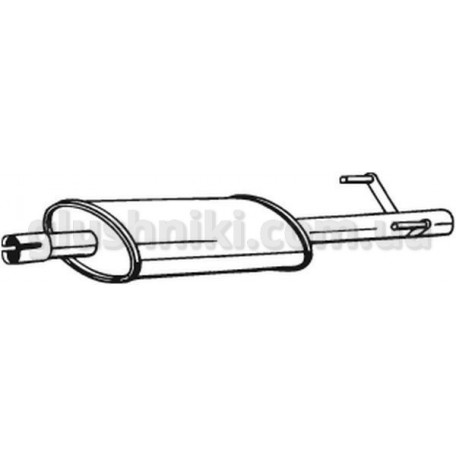 Резонатор Мерседес Спринтер (Mercedes Sprinter) 216/316/416 CDi TD 00-06 (175-413) Bosal 13.183 алюминизированный Резонатор Мерседес Спринтер (Mercedes Sprinter) 216/316/416 CDi TD 00-06 (175-413) Bosal 13.183 алюминизированный