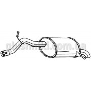 Глушитель Пежо 407 (Peugeot 407)/Ситроен Ц5 (Citroen C5) 2.0 HDi TD 07-15, (190-085), Bosal алюминизированный, 19.62