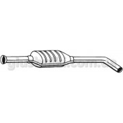 Резонатор Renault Megane 03/99-07/03, (200-303), Bosal алюминизированный, 21.270