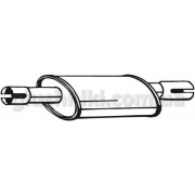 Резонатор Тойота Корола E100 (Toyota Corolla E100) 1.6i 16V 1997-1999, (228-251), Bosal алюмінізований, 26.22