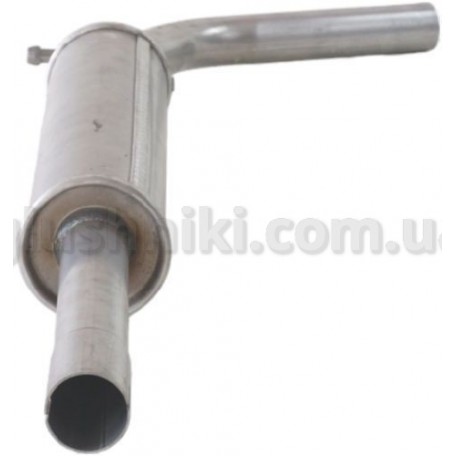 Резонатор Фольксваген Поло (Volkswagen Polo) 1.0i-1.6i kat 94- (233-323) Bosal 30.146 алюминизированный