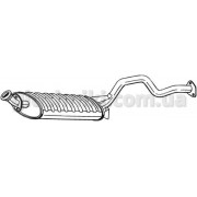 Глушник Мітсубісі Паджеро (Mitsubishi Pajero) 3.0 бензин/2.5TD 4x4 1990-1996, (278-557), Bosal алюмінізований, 14.93