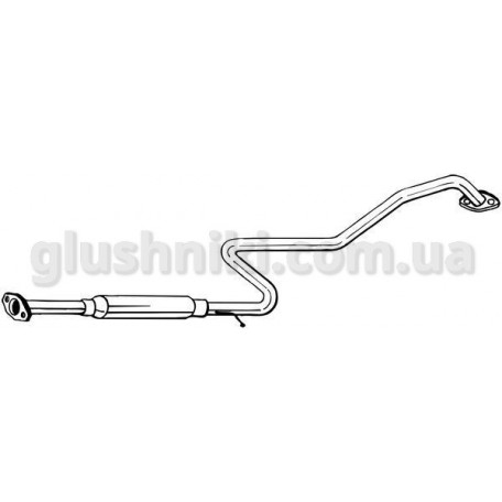 Резонатор Ниссан Примера (Nissan Primera) 1.6i-16V 96-02, (286-125), Bosal алюминизированный, 15.238 Резонатор Ниссан Примера (Nissan Primera) 1.6i-16V 96-02, (286-125), Bosal алюминизированный, 15.238