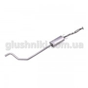 Глушник передній Опель Корса Д (Opel Corsa D) 1.4 06- (293-305) Bosal 17.340 алюмінізірованний