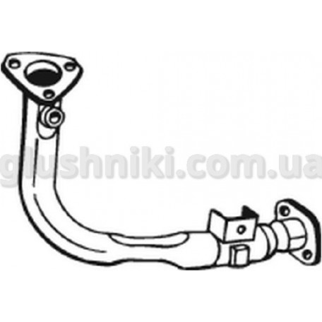 Труба колекторна Citroen Saxo/Peugeot 106 1.0i/1.1i 91-04, (741-009), Bosal алюмінізований, 04.324 Труба колекторна Citroen Saxo/Peugeot 106 1.0i/1.1i 91-04, (741-009), Bosal алюмінізований, 04.324