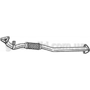Труба Опель Астра Х (Opel Astra H) 1.9 CDTi Turbo Diesel 05-09 (810-001) Bosal 17.132 алюмінізованна