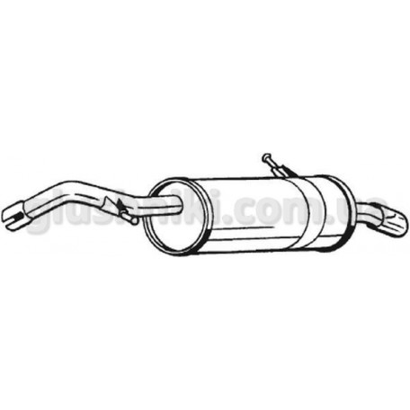 Глушитель Ситроен С3 (Citroen C3) 2005- Глушитель Ситроен С3 (Citroen C3) 2005-