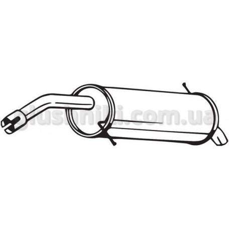 Глушитель задний FORD ECOSPORT 13-