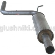 Резонатор Фольксваген Кадди 3 (Volkswagen Caddy III) 1.6 бензин 2004-2015, (279-313), Bosal алюминизированный, 30.610