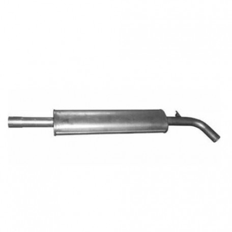 Резонатор Рено Меган 2 (Renault Megane II) 2.0i 16V 2002-2009 (21.232) Polmostrow алюминизированный