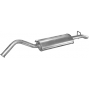 Глушник Ауді 100 (Audi 100) 83-90/200 83-84 1.8/2.0 (01.10) Polmostrow алюмінізірованний
