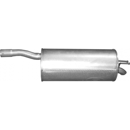 Глушник Фіат Добло (Fiat Doblo) 1.4 05-09 (07.453) Polmostrow алюмінізірованний