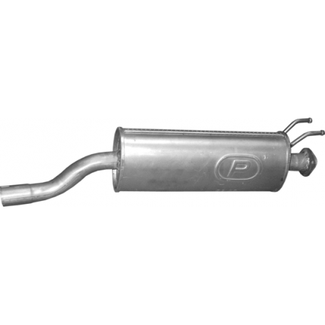 Резонатор Хонда Цивiк (Honda Civic) 1.4/1.6 01-05 (09.17) Polmostrow алюмінізований