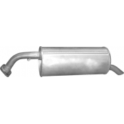 Глушник Хюндай Гетс (Hyundai Getz) 1.1i-12V 02-, 1.3i-12V 02-06 (10.63) Polmostrow алюмінізірованний