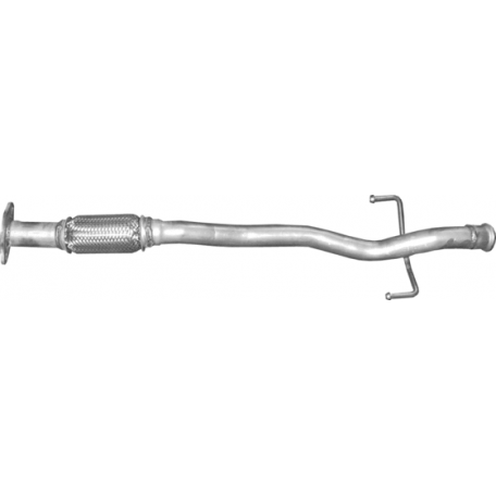 Приемная труба Хюндай  Гетс (Hyundai Getz) 1.1 02-06 (10.64) Polmostrow алюминизированный