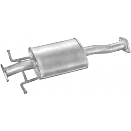 Резонатор Мазда 626 (Mazda 626) 2.0D HB 87-91/kombi 88-96 (12.95) Polmostrow алюминизированный