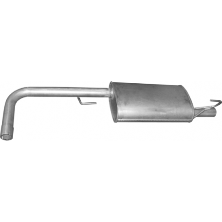 Глушитель Ниссан Навара (NISSAN NAVARA) 2.5 D (Diesel) /2006 - 1/2010 (15.213) Polmostrow алюминизированный