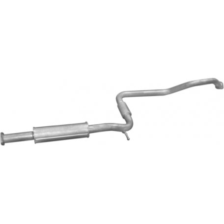 Резонатор Ниссан Примера (Nissan Primera) 2.0i -16V 96-02 (15.400) Polmostrow алюминизированный