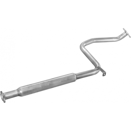 Резонатор Ниссан Примера (Nissan Primera) 2.0i 16V 90-93 (15.93) Polmostrow алюминизированный