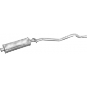 Резонатор Опель Кадет (Opel Kadett) 84-91 1.2S/1.3N/1.3S/1.4/1.6 kombi (17.25) Polmostrow алюминизированный