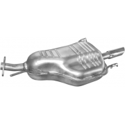 Глушитель Опель Астра Г (Opel Astra G) 1.8i/2.0i 16V HB 98- (17.297) Polmostrow алюминизированный