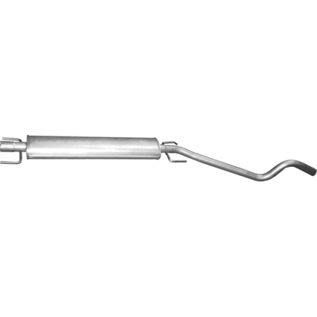 Резонатор Опель Астра Х (Opel Astra H) 1.6/1.8 04- (17.303) Polmostrow алюминизированный
