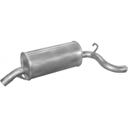 Глушник Опель Омега А (Opel Omega A) 2.0-2.4 86-94 (17.31) Polmostrow алюмінізірованний