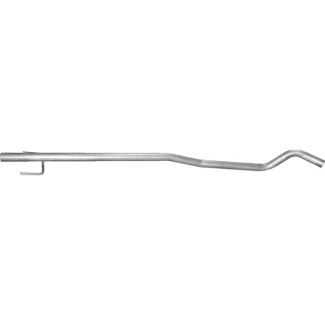 Труба конечная Опель Корса С (Opel Corsa С) / Опель Тигра Твин (Opel Tigra Twin) 1.3D 03-06/04- (17.528) Polmostrow алюминизированный