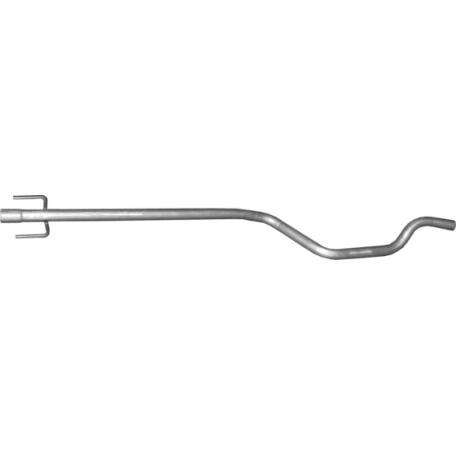 Труба средняя Опель Мерива А (Opel Meriva A) 1.7 D 03-05 (17.642) Polmostrow алюминизированный