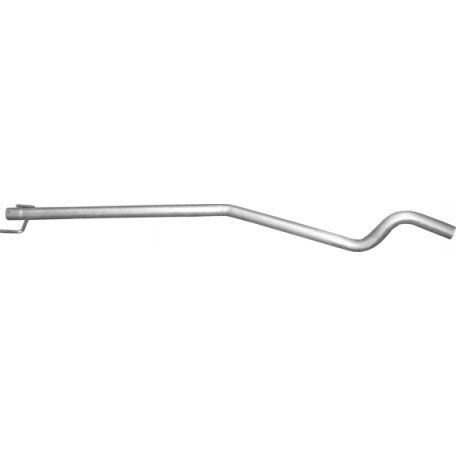 Труба средняя Опель Астра Ш (Opel Astra H) 1.7 CDTi Turbo Diesel 04- (17.65) Polmostrow алюминизированный