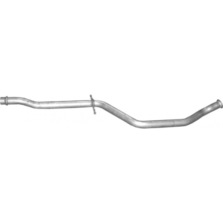 Труба средняя Пежо 407 (Peugeot 407) 2.0 HDi 04/04-11/04 (19.18) Polmostrow алюминизированный