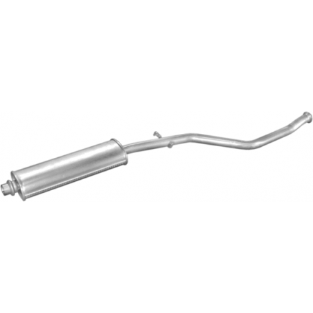 Резонатор Пежо 206 (Peugeot 206) 1.6 98-00 (19.195) Polmostrow алюминизированный