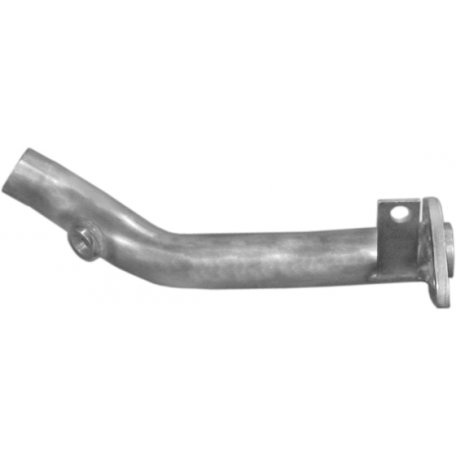 Приемная труба без катализатора Пежо 206 (Peugeot 206) 1.1i; 1.4i 00-04 (19.209) Polmostrow алюминизированный
