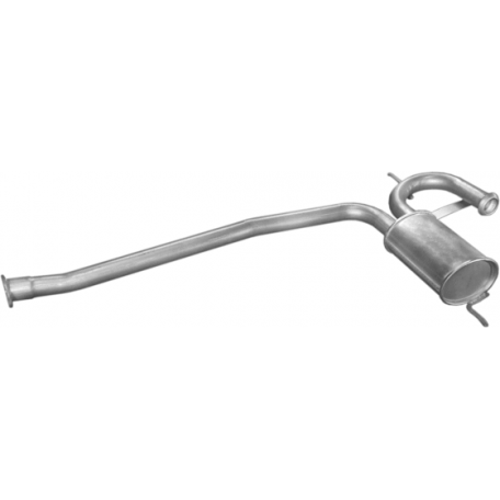 Резонатор Рено Р19 (Renault R19) 1.7; 1.8; 1.9TD 88-96 (21.147) Polmostrow алюминизированный