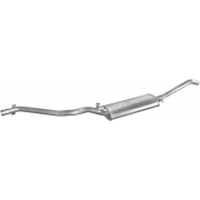 Глушник Фольксваген Джетта (Volkswagen Jetta) 1.3/1.6/1.6D 83-89 (30.12) Polmostrow алюмінізірованний
