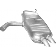 Глушитель Фольксваген Туран (Volkswagen Touran) 9 TDi TD 05/04- (30.148) Polmostrow алюминизированный